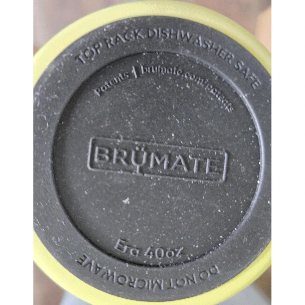 Brumate Era 40oz Tumbler Leakproof Lid Stainless Steel Straw Chartreuse Green